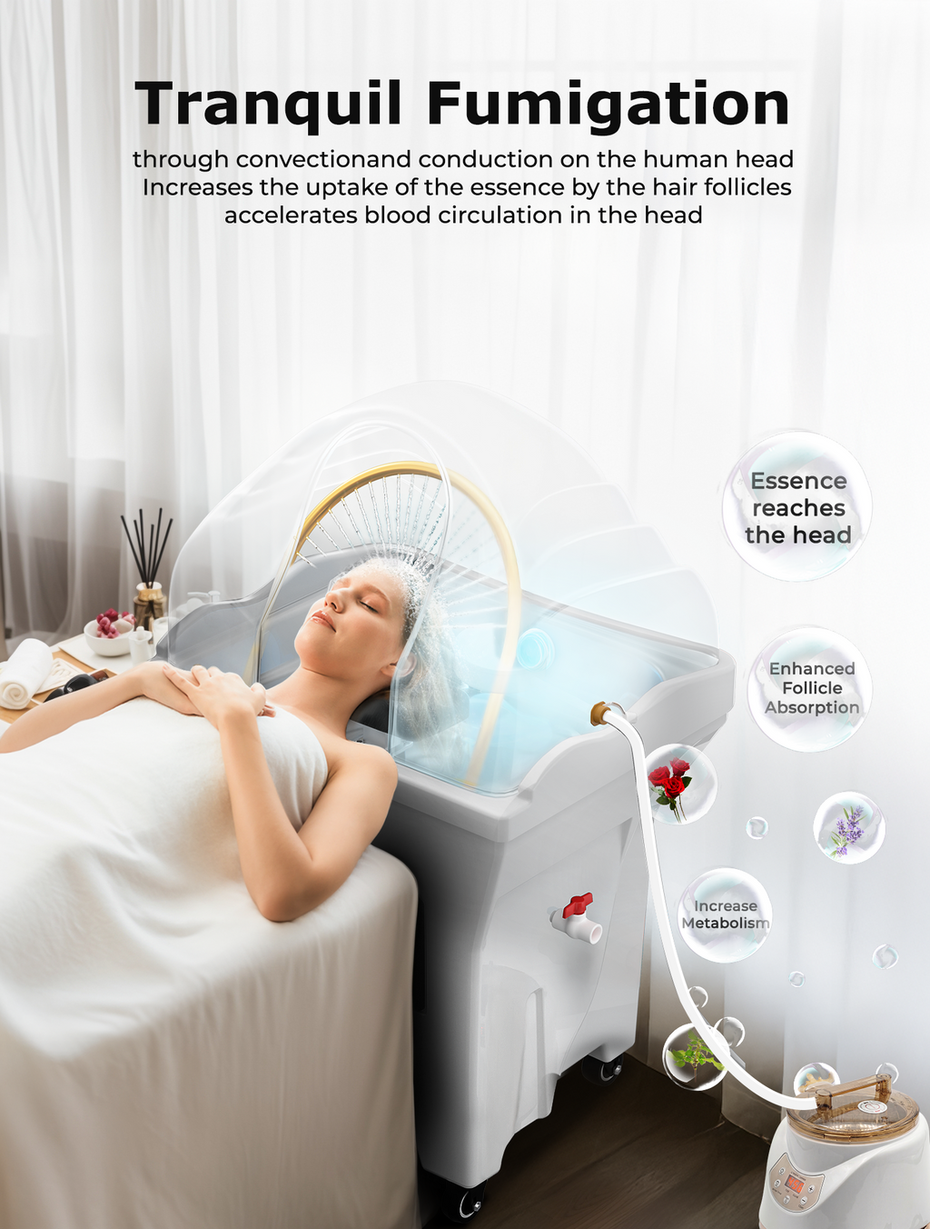 TooMiMo Pro Commercial Head Spa Station