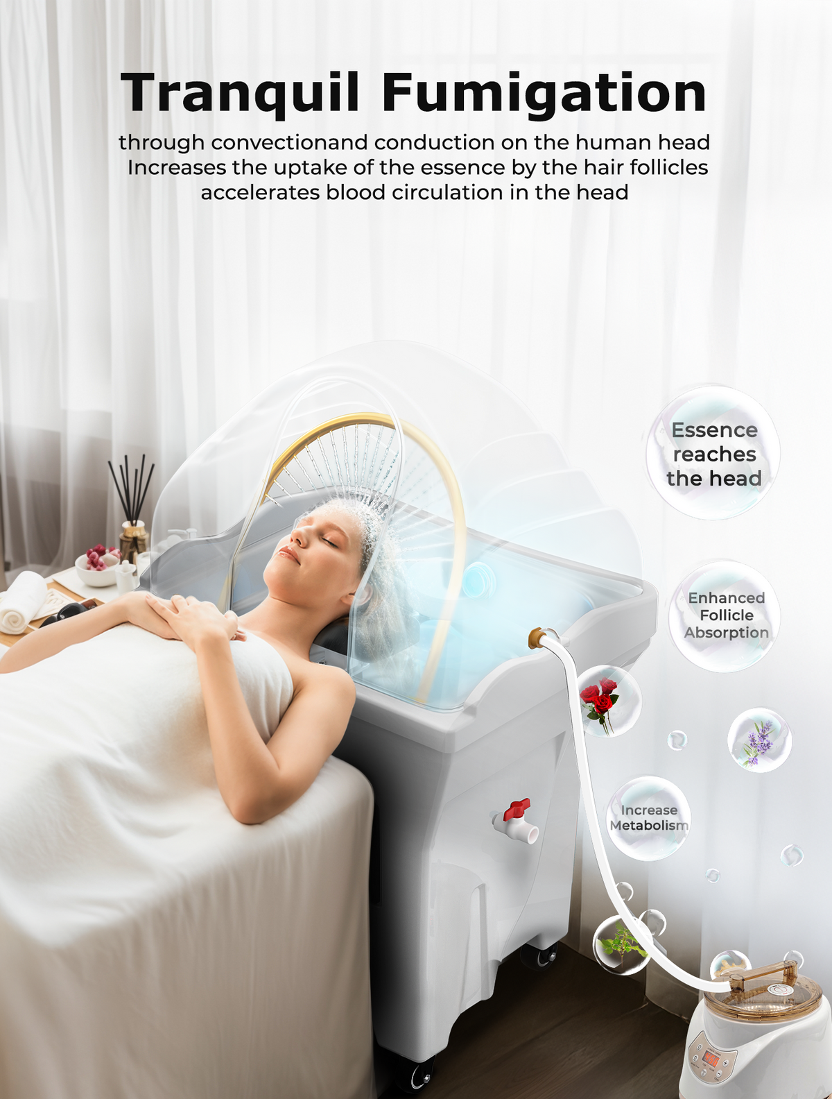 TooMiMo Pro Commercial Head Spa Station