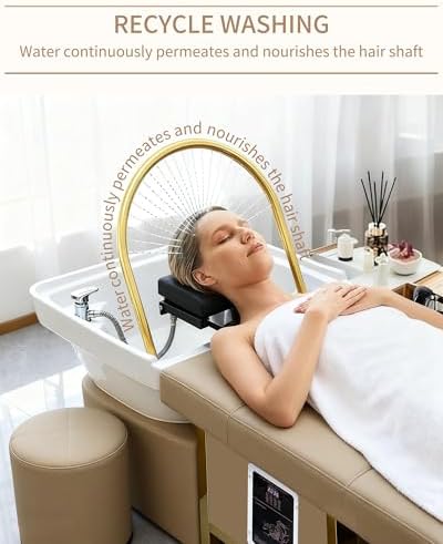 TooMiMo Plumbed-In Head Spa Bed — Japanese All-in-One Station
