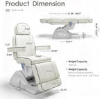 TooMiMo 3-Motor Electric Facial Bed — Esthetician & Tattoo