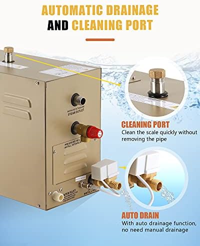 TooMiMo 9KW Commercial Steam Generator for Spa & Shower