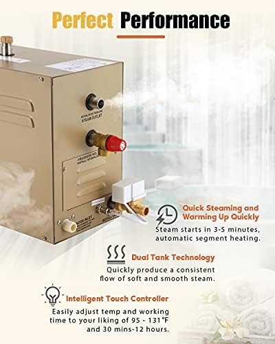 TooMiMo 9KW Commercial Steam Generator for Spa & Shower