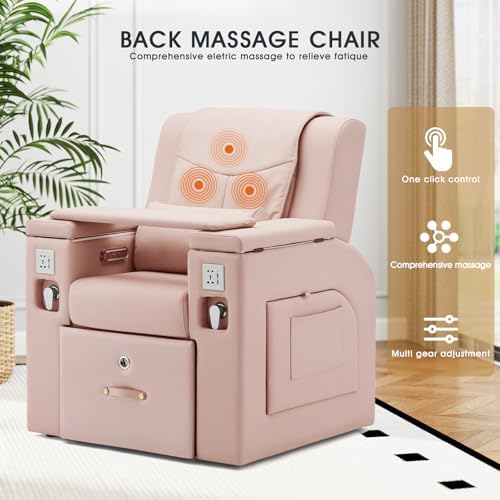 TooMiMo Pedicure Spa Chair with Foot Bath & Hand Wash