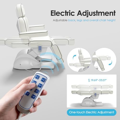 TooMiMo 3-Motor Electric Facial Bed — Esthetician & Tattoo