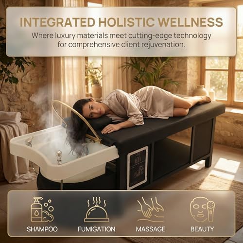 TooMiMo All-in-One Head Spa Shampoo Bed — Steam & Water Circulation