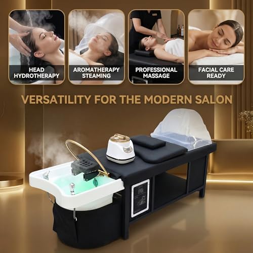 TooMiMo All-in-One Head Spa Shampoo Bed — Steam & Water Circulation