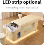TooMiMo LED Head Spa Shampoo Bed with Foot Bath