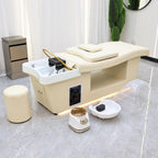 TooMiMo LED Head Spa Shampoo Bed with Foot Bath