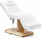TooMiMo 3-Motor Electric Facial Bed — Memory Foam, White