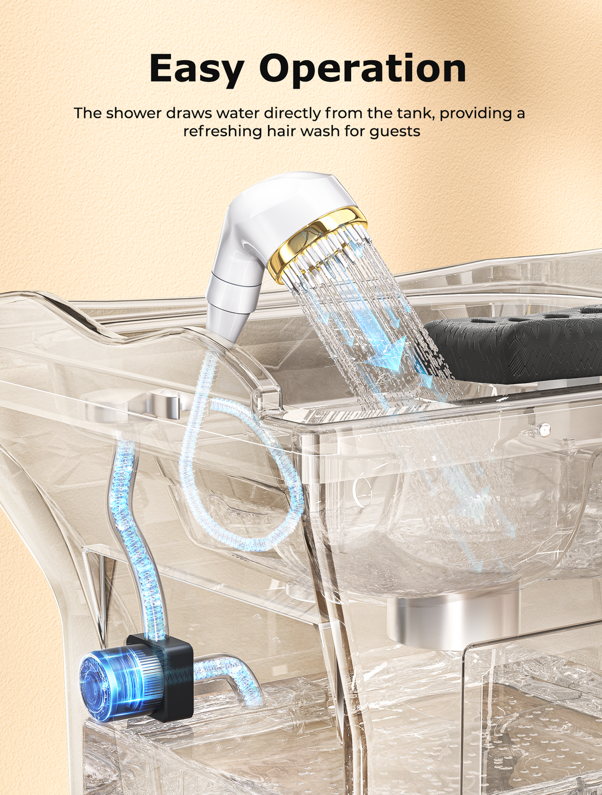 TooMiMo Pro Commercial Head Spa Station