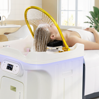 TooMiMo Touch LED head spa station in use
