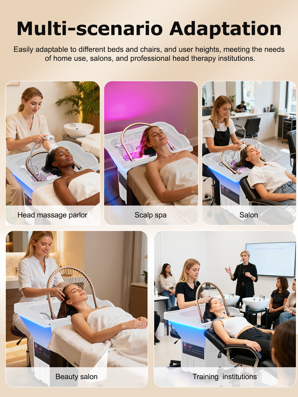 TooMiMo Pro Commercial Head Spa Station