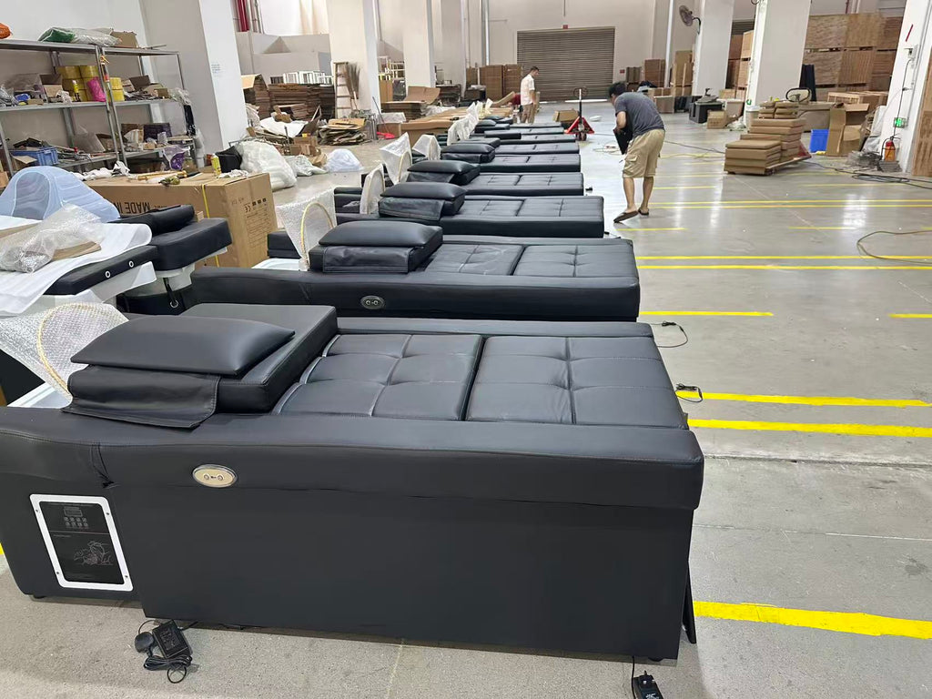 TooMiMo Electric Head Spa Bed with Foot Bath