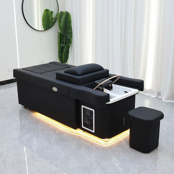 TooMiMo Electric Head Spa Bed with Foot Bath