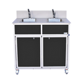NSF Certified Two Bowl Portable Sink NS-002