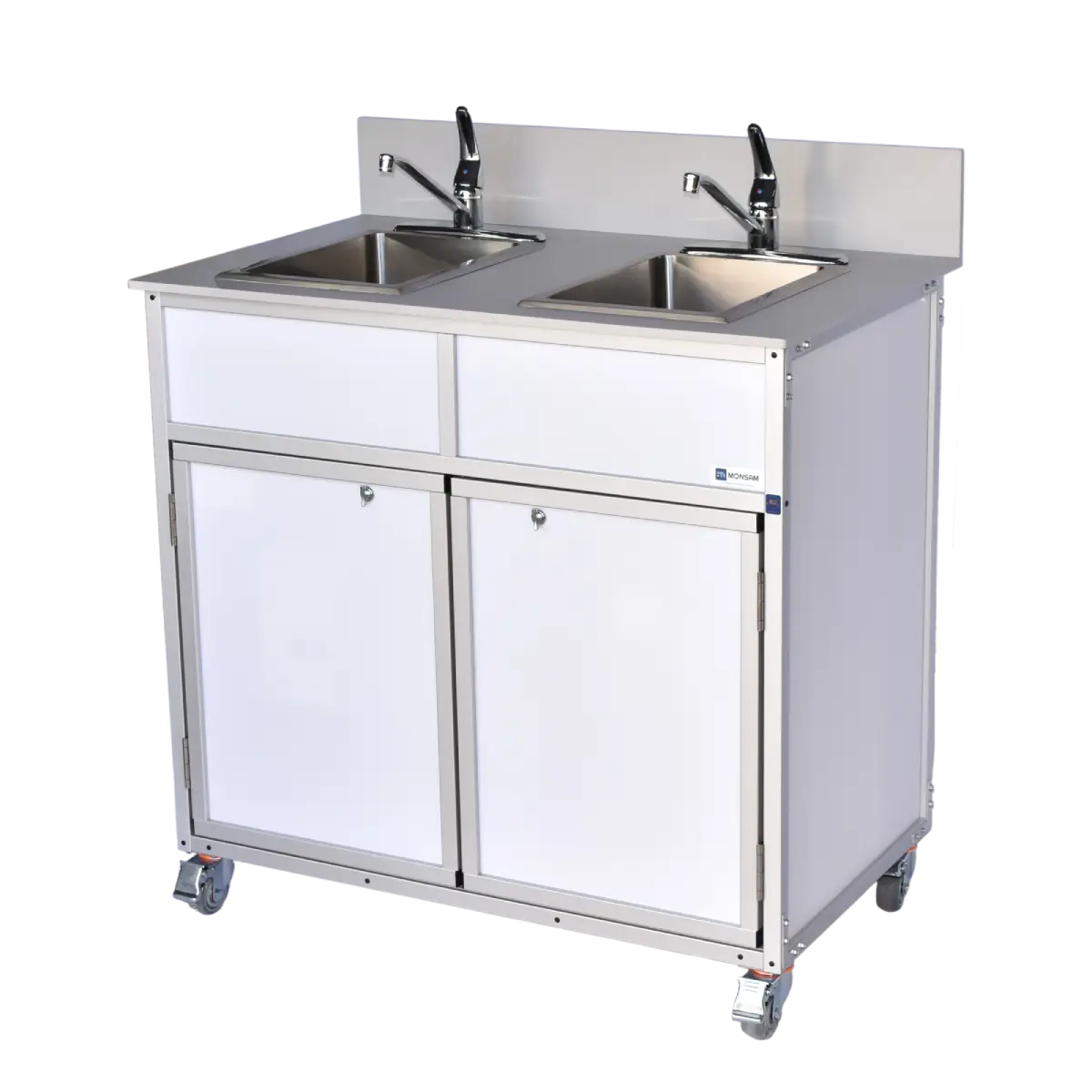 NSF Certified Two Bowl Portable Sink NS-002