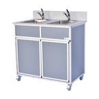 NSF Certified Two Bowl Portable Sink NS-002