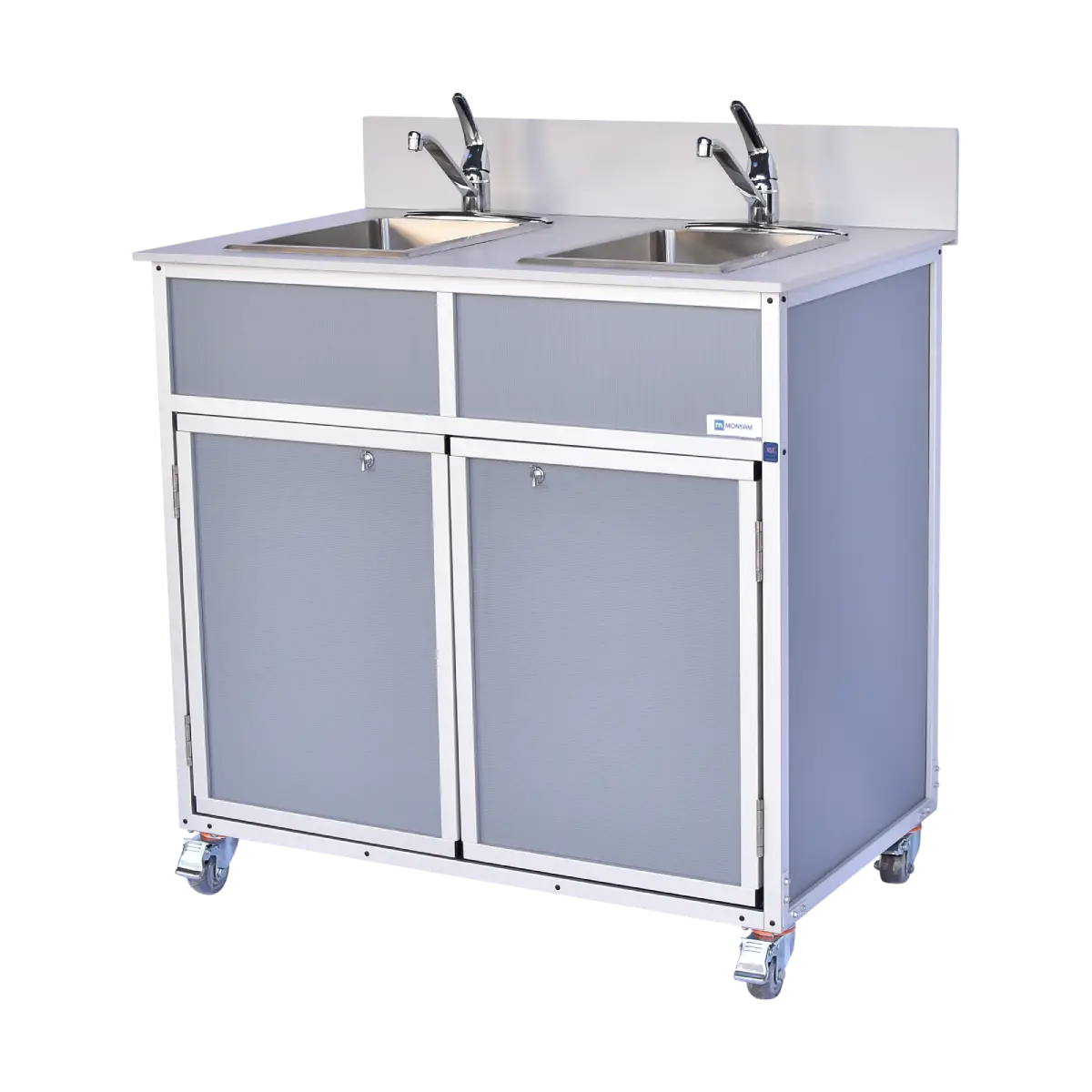 NSF Certified Two Bowl Portable Sink NS-002