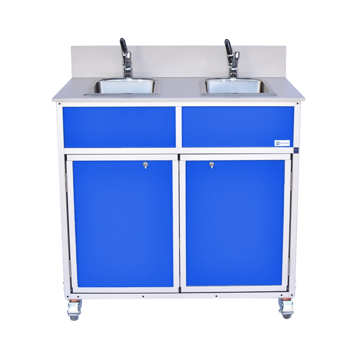 NSF Certified Two Bowl Portable Sink NS-002