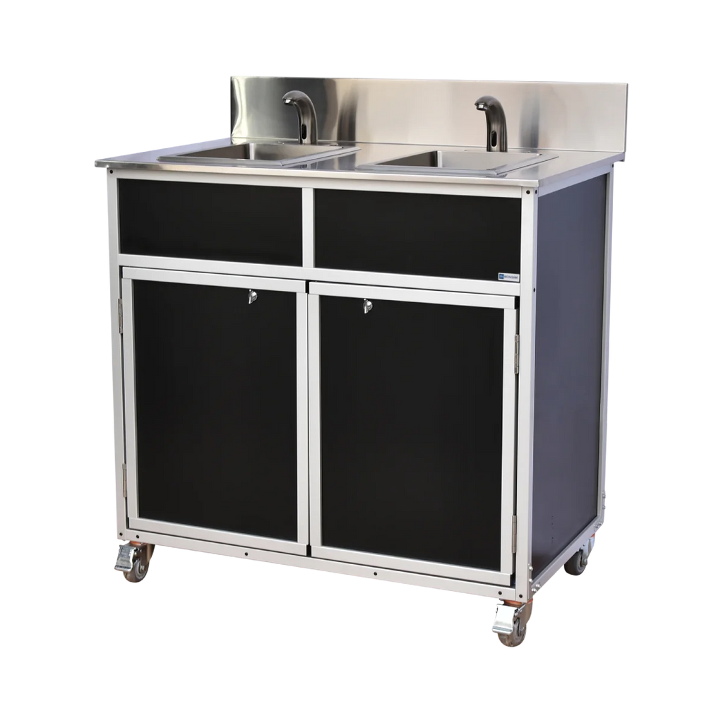 NSF Certified Two Bowl Portable Sink NS-002
