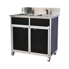 NSF Certified Two Bowl Portable Sink NS-002