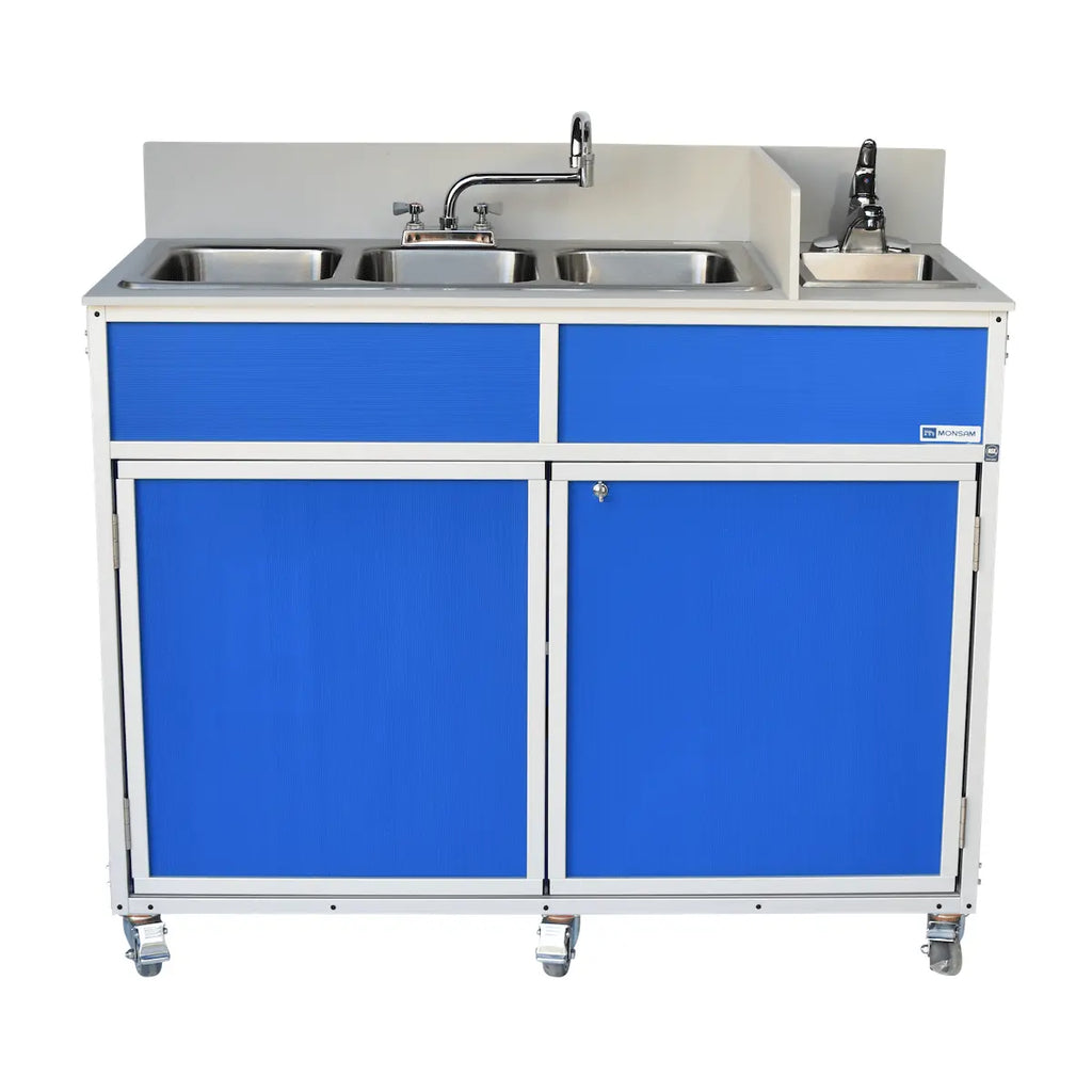 NSF Certified Portable Four Basin Handwashing Sink NS-004