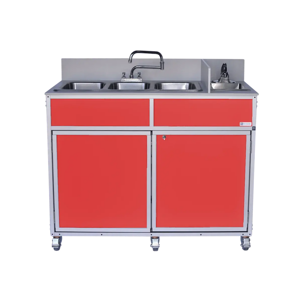 NSF Certified Portable Four Basin Handwashing Sink NS-004