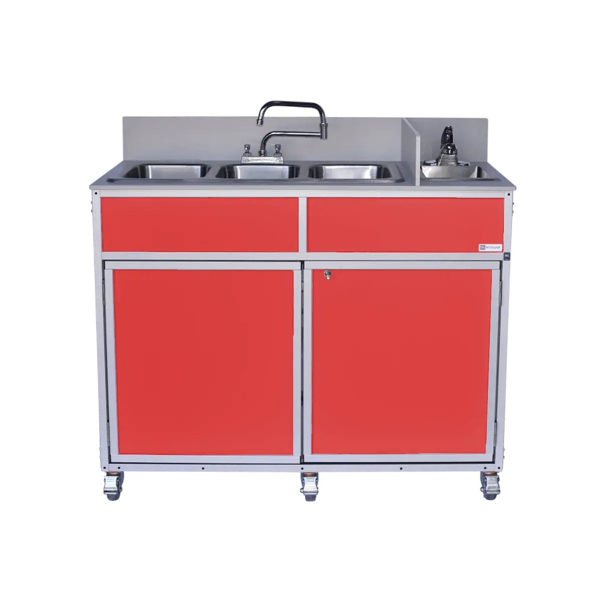 NSF Certified Portable Four Basin Handwashing Sink NS-004