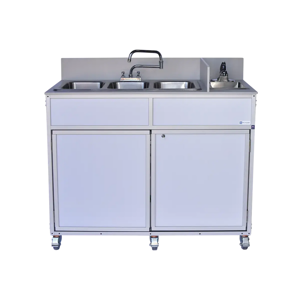NSF Certified Portable Four Basin Handwashing Sink NS-004