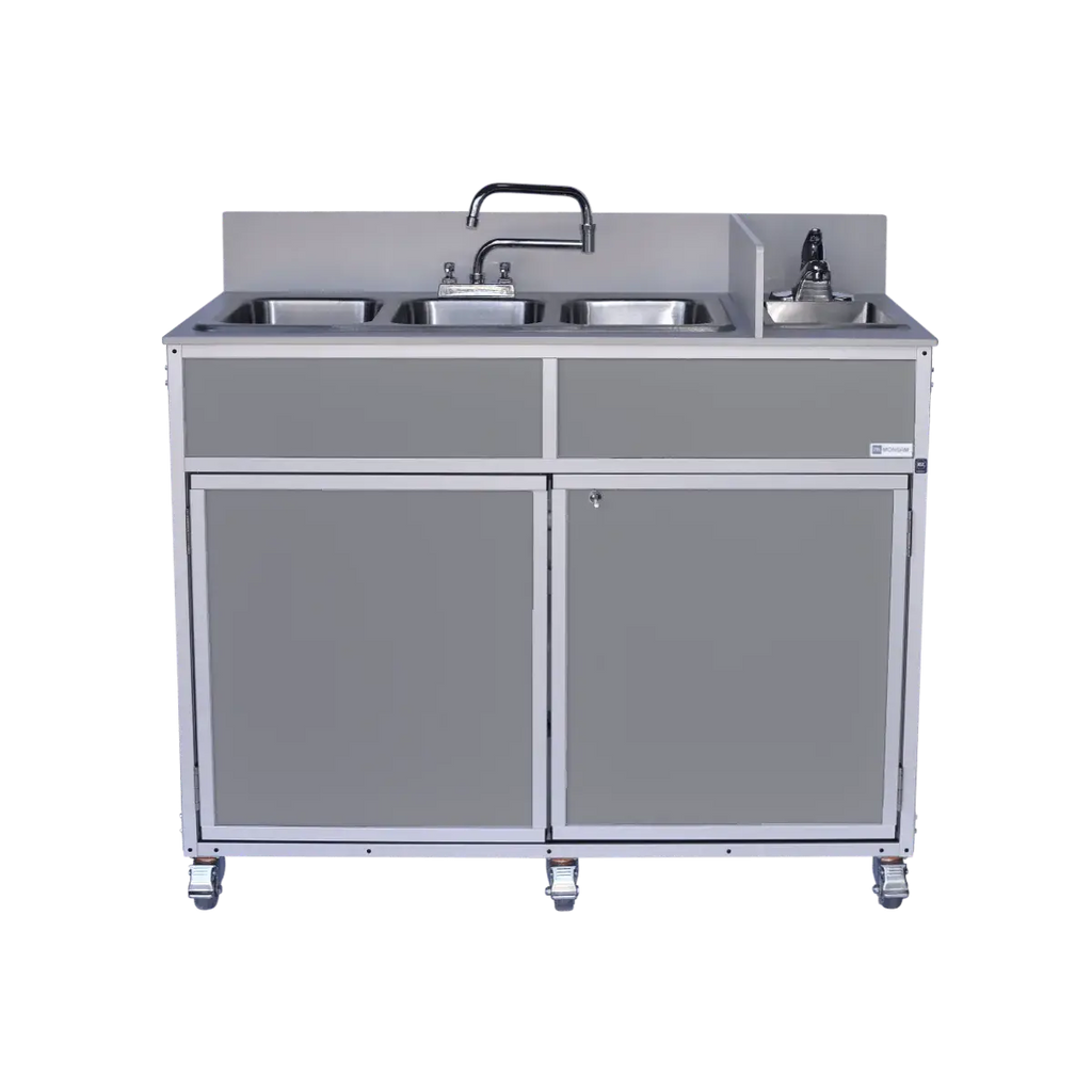 NSF Certified Portable Four Basin Handwashing Sink NS-004