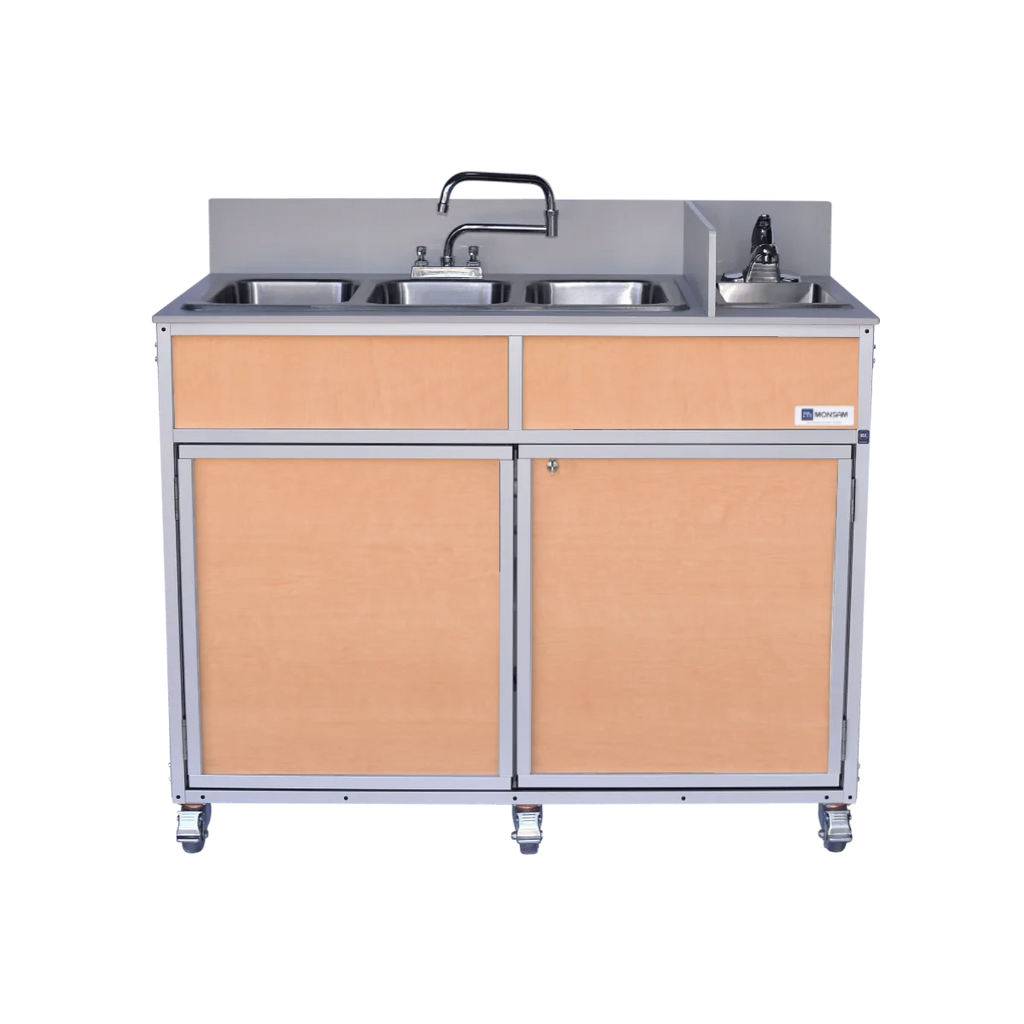 NSF Certified Portable Four Basin Handwashing Sink NS-004