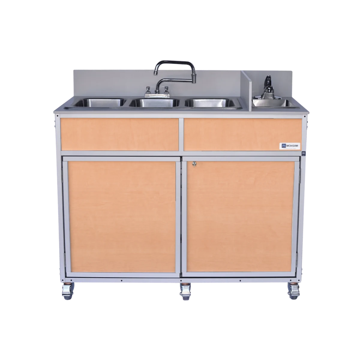 NSF Certified Portable Four Basin Handwashing Sink NS-004