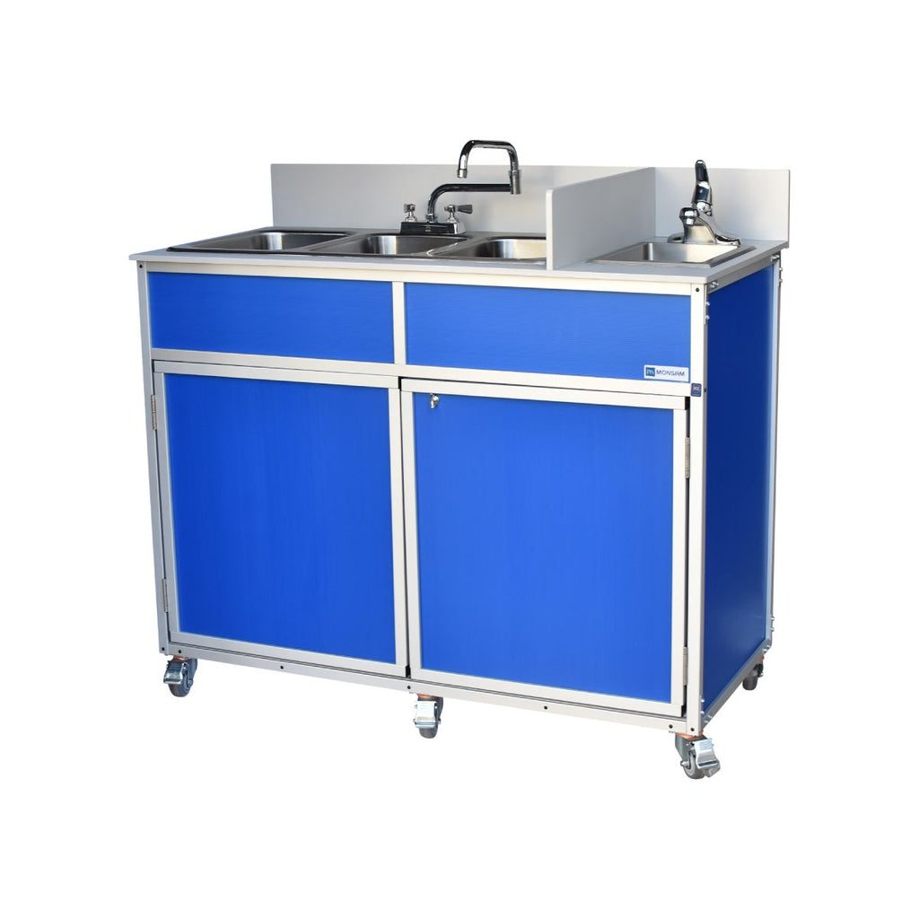 NSF Certified Portable Four Basin Handwashing Sink NS-004