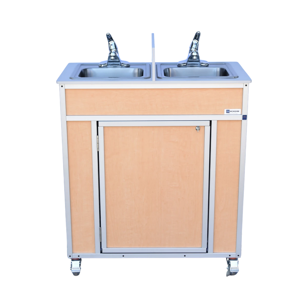 NSF Certified Double Basin Utensil Washing Portable Sink NS-009D