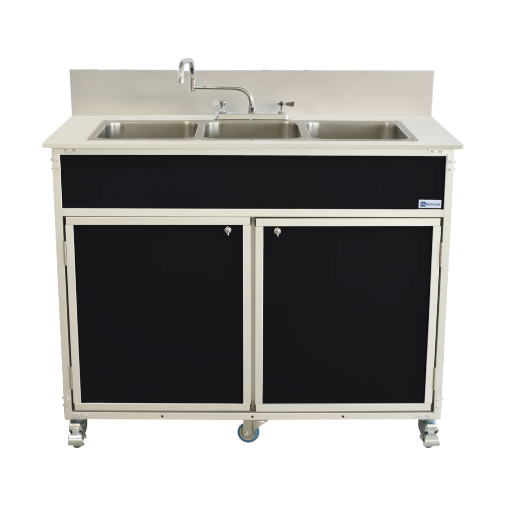 Three Deep Compartment Portable Sink PSE-2003R