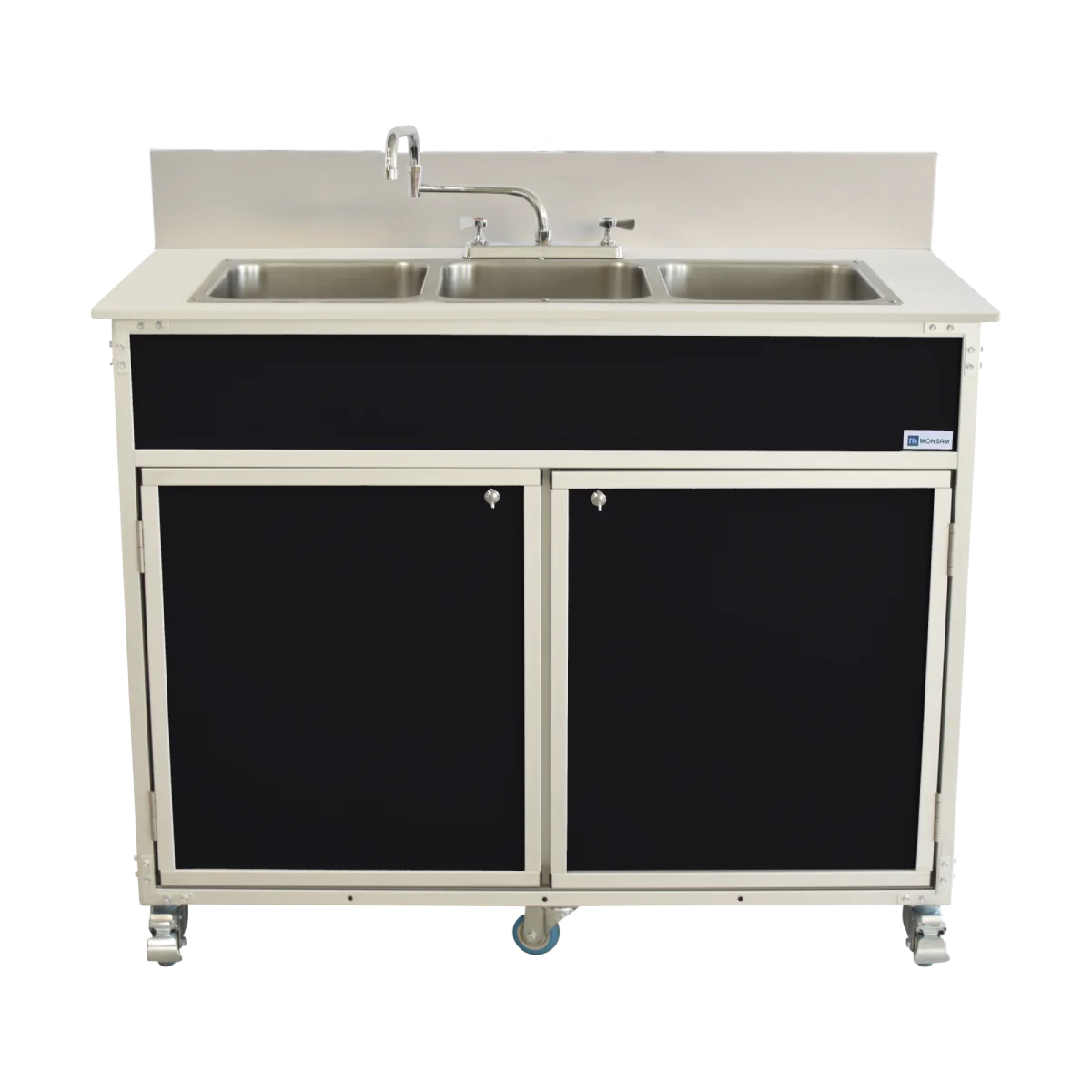 Three Deep Compartment Portable Sink PSE-2003R
