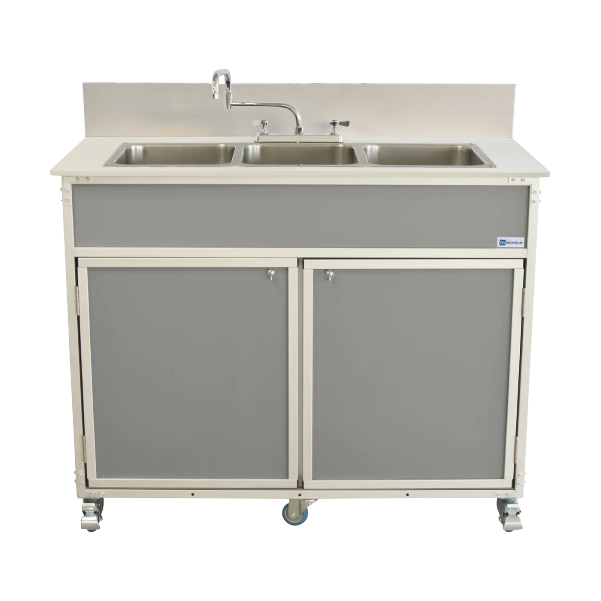 Three Deep Compartment Portable Sink PSE-2003R