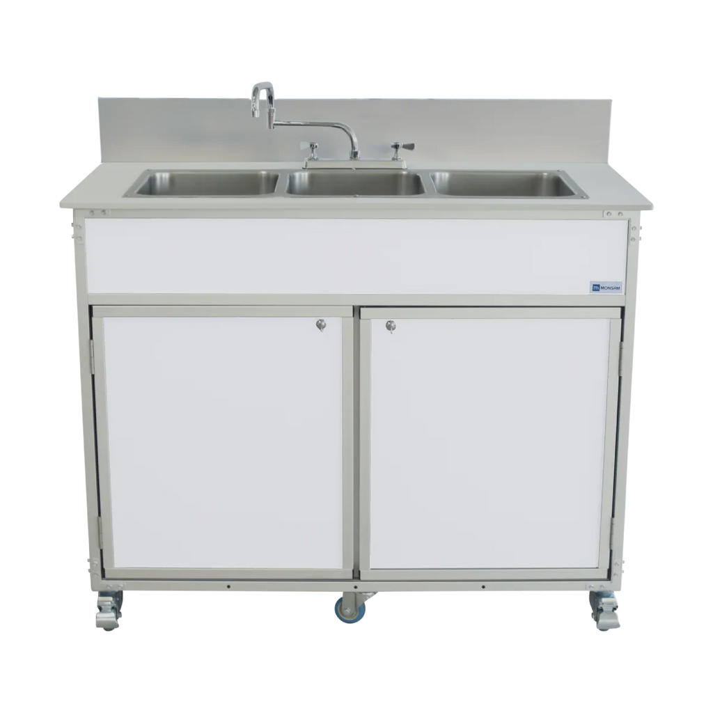 Three Deep Compartment Portable Sink PSE-2003R
