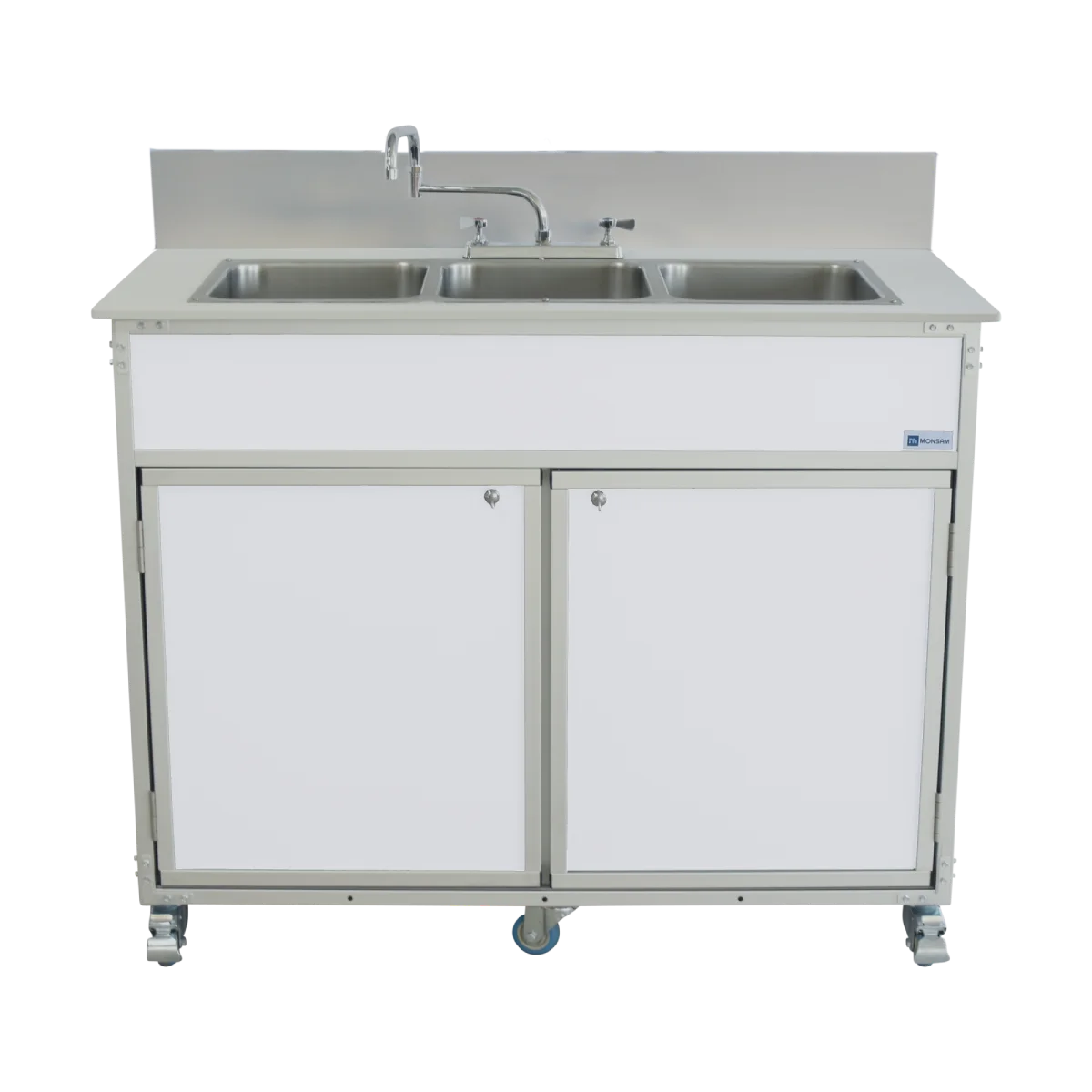 Three Deep Compartment Portable Sink PSE-2003R