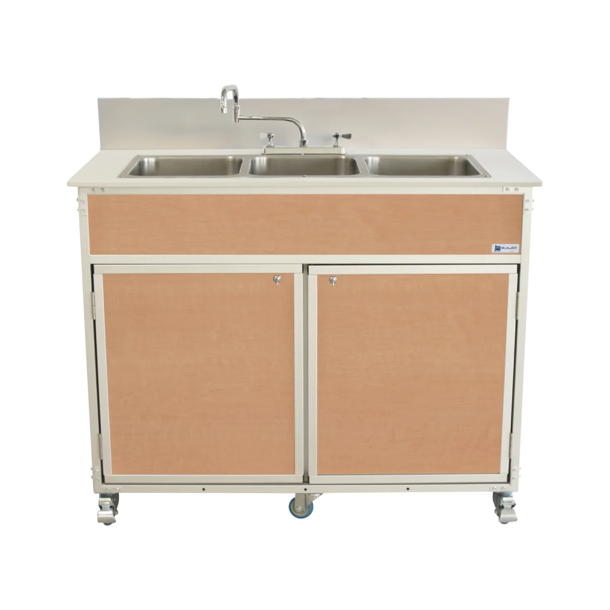 Three Deep Compartment Portable Sink PSE-2003R