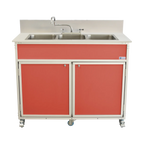 Three Deep Compartment Portable Sink PSE-2003R