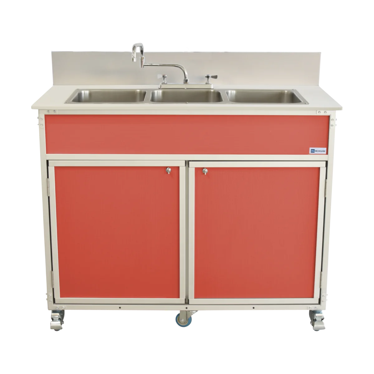 Three Deep Compartment Portable Sink PSE-2003R