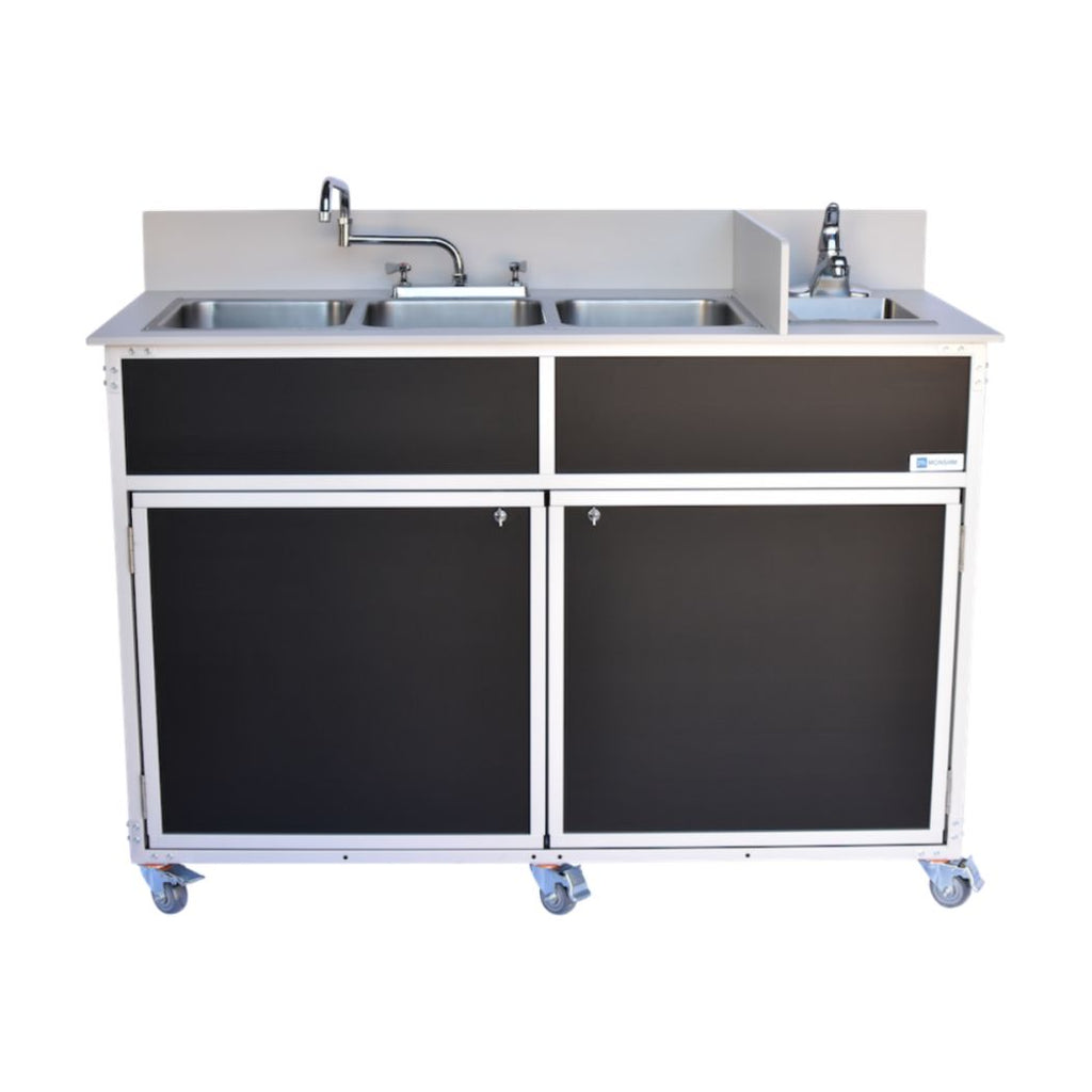 Four Deep Compartment Portable Sink PSE-2004R