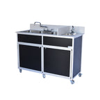Four Deep Compartment Portable Sink PSE-2004R