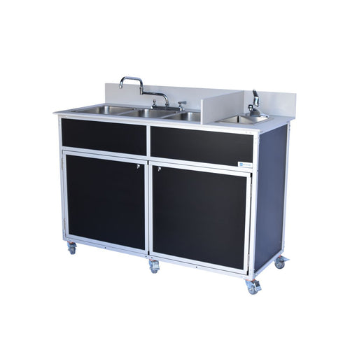 Four Deep Compartment Portable Sink PSE-2004R