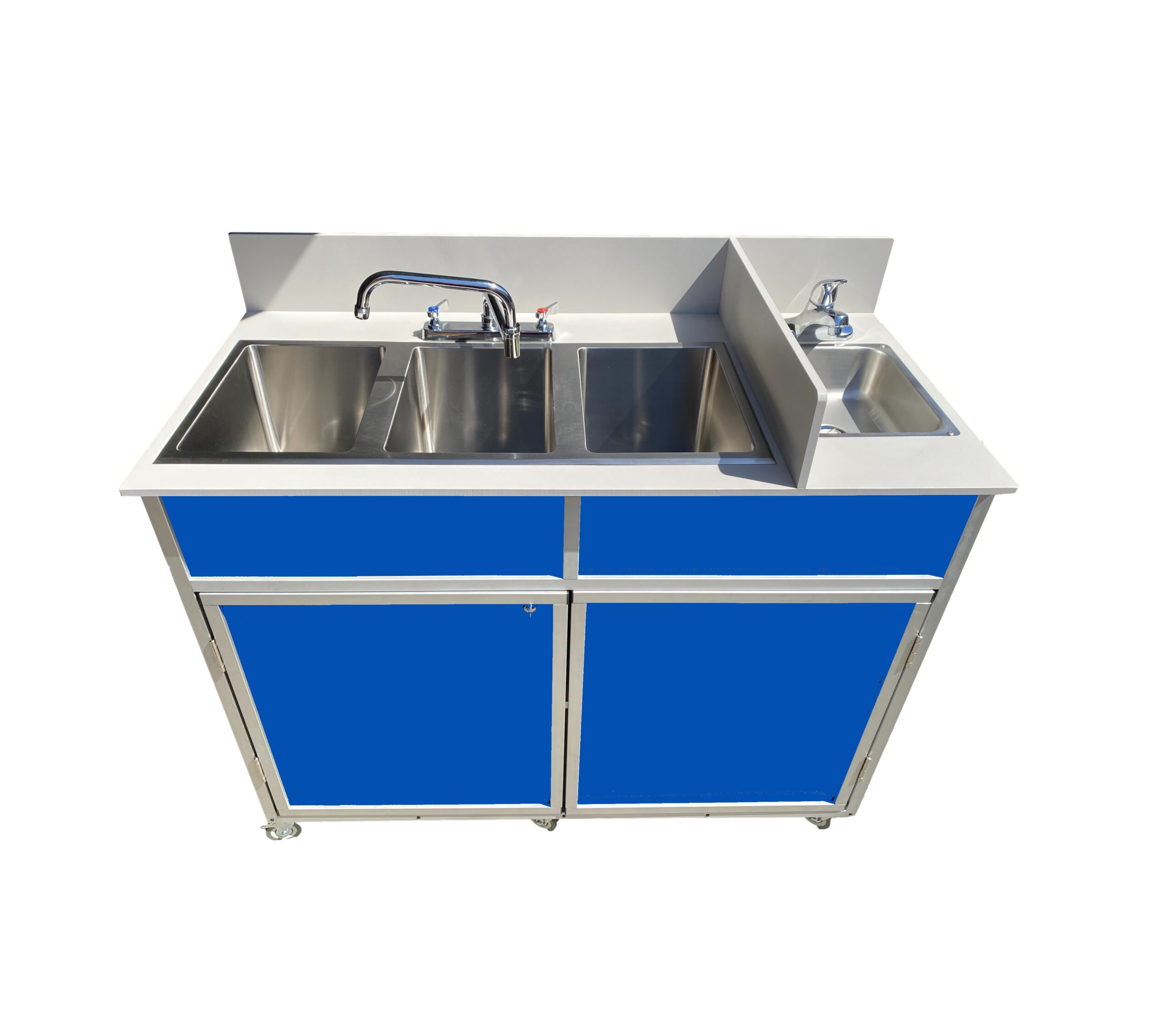 Four Deep Compartment Portable Sink PSE-2004R