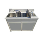 Four Deep Compartment Portable Sink PSE-2004R