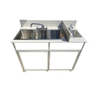 Four Deep Compartment Portable Sink PSE-2004R