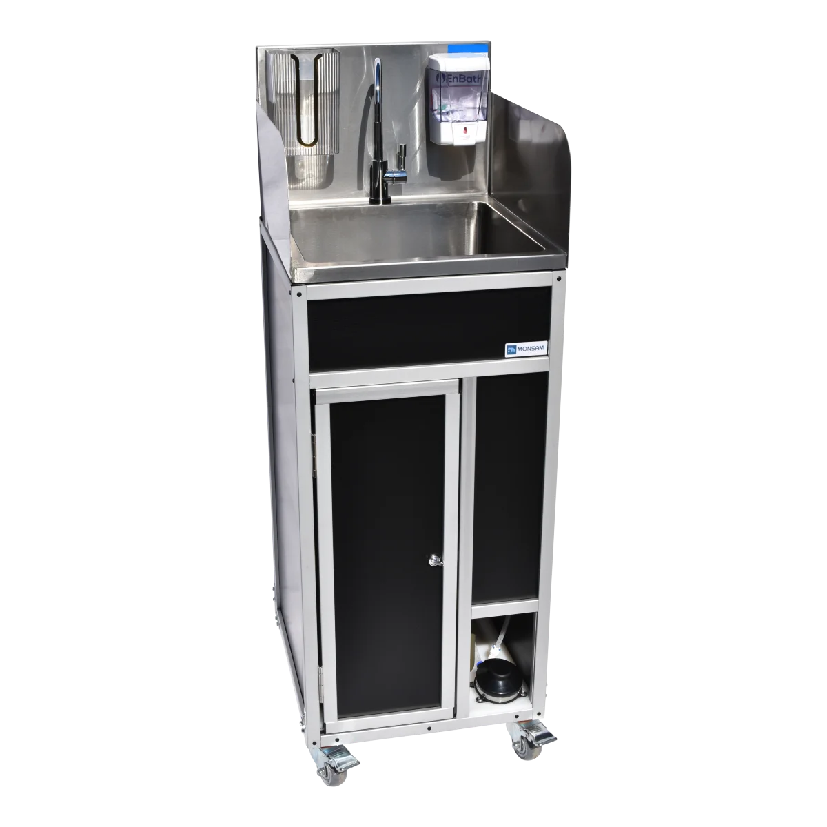 Foot Pump Stainless Steel Portable Sink PSF-101SS