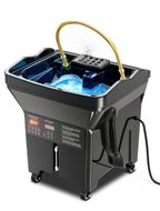 TooMiMo Pro commercial head spa station in black finish